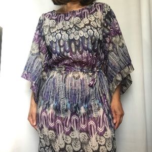 Democracy print dress